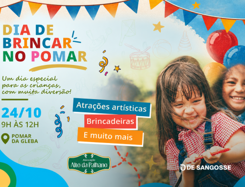 Vem aí o “Dia de Brincar” no Pomar da Gleba